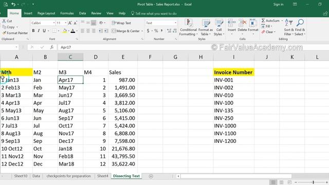 Excel 15 4 Pivot Table Impact of incorrect form of data смотреть онлайн