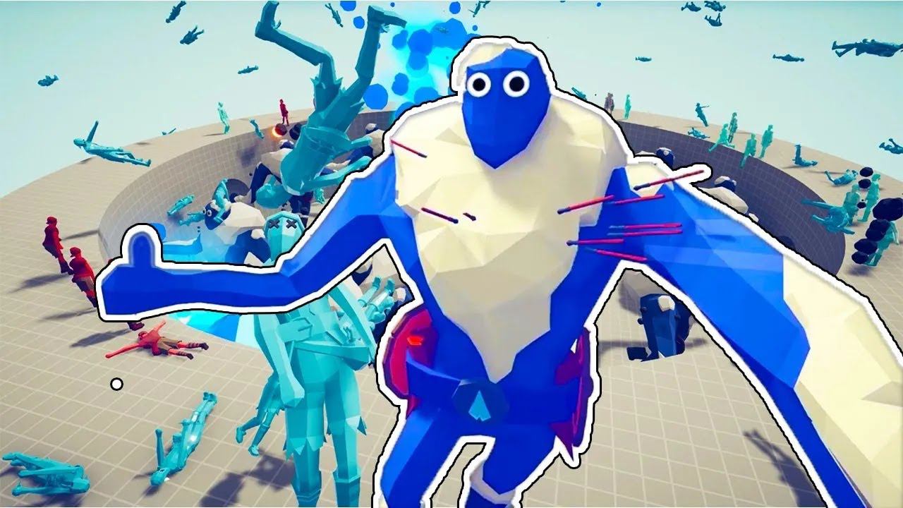 100x EVERY UNIT Vs 10x ICE GAINT   TABS   Totally Accurate Battle Simulator