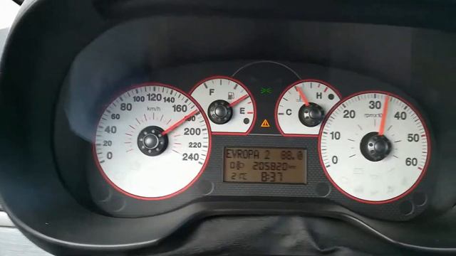 Fiat Grande Punto 1.9jtd 140-200 km/hod acceleration смотреть онлайн