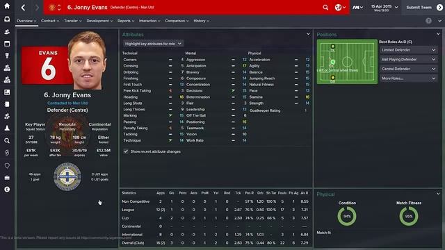 Manchester United Career Mode #24 - Football Manager 2015 Let's Play - Angel Di Maria (Beast) смотреть онлайн