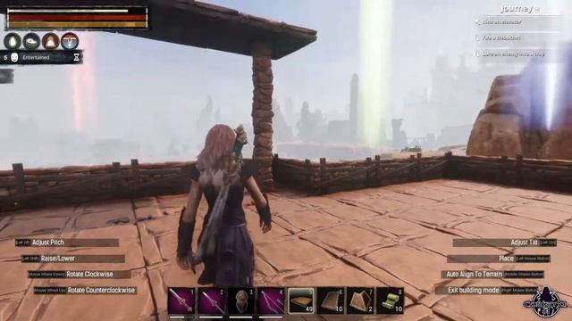 Conan Exiles - Ep60 - S5 - Back from Sinner Refuge to do a spot of building. смотреть онлайн