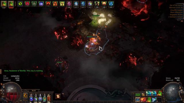The Most Boring And Broken Build In POE 3.21 VS Uber Sirus Tank Everything (Devouring Totem)