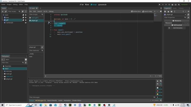 Godot 4 Save & Load Tutorial PART 2 смотреть онлайн