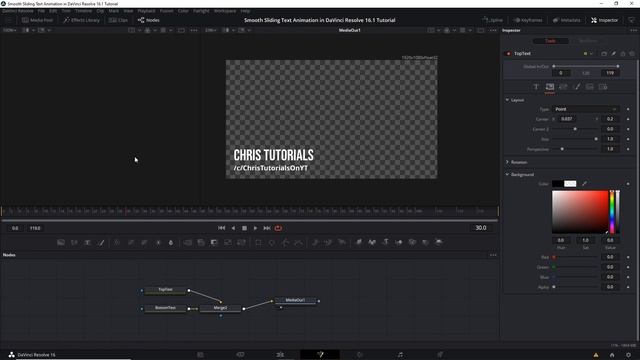 How to Make a Smooth Sliding Text Animation in DaVinci Resolve 16.1 Tutorial смотреть онлайн