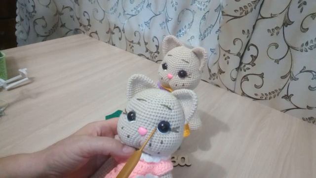 Как оформить голову кошке Василисе. смотреть онлайн