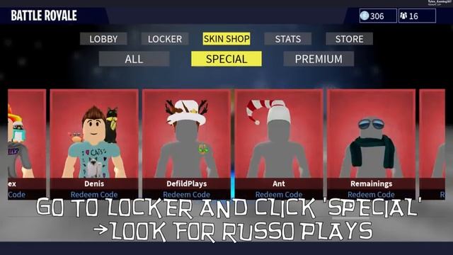 [EXCLUSIVE SKIN CODE]?Roblox Battle Royale Simulator New Codes | GET FREE SKIN? смотреть онлайн