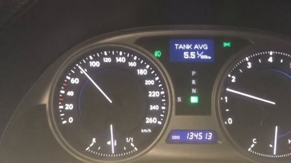 Расход топлива Lexus is 250