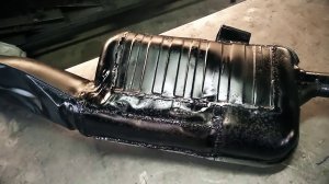 Ремонт глушителя снегохода Yamaha в Тольятти