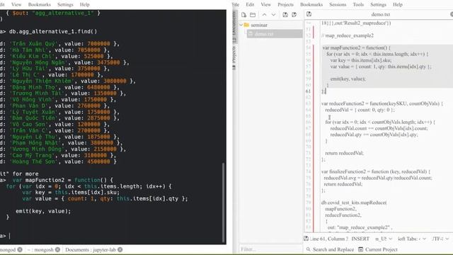 DEMO MAPREDUCE | MONGODB смотреть онлайн