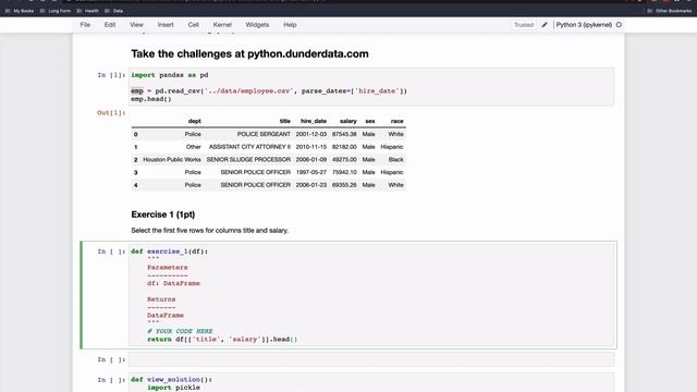 Dunder Data Pandas Challenge #1 смотреть онлайн
