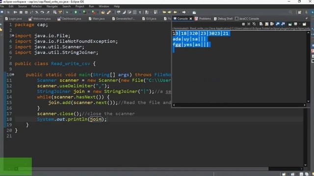 How to read / write to a CSV file in java смотреть онлайн