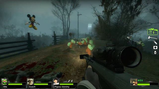 Left 4 Dead 2 nowy gang. bagno całe znowu mikrofon nie działa смотреть онлайн