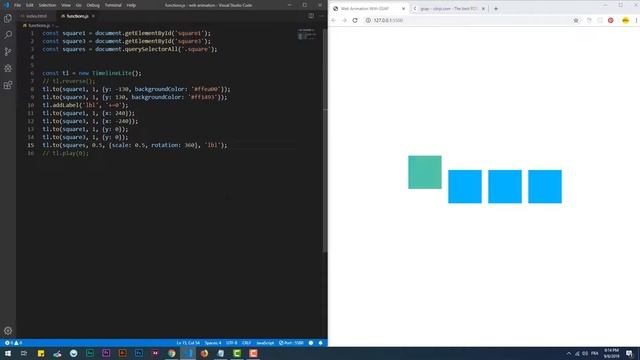 GSAP Tutorial For Total Beginners - TimelineLite And TimelineMax смотреть онлайн