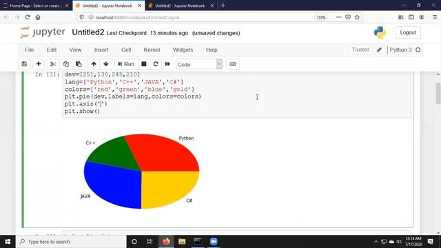 How to create Pie graphs in matplotlib смотреть онлайн