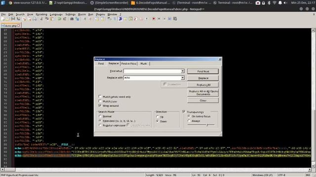 Tutorial Decode Manual PHP Obfuscator FOPO.COM.AR смотреть онлайн