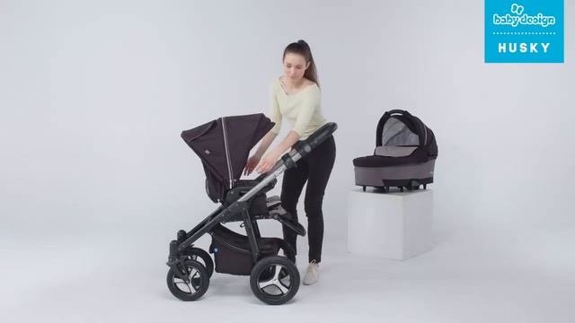 Wózek 3w1 Baby Design Husky 2019 смотреть онлайн