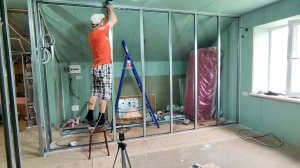 ПЕРЕГОРОДКА ИЗ ГИПСОКАРТОНА.  ЗВУКОИЗОЛЯЦИЯ В ПЕРЕГШОРДКЕ