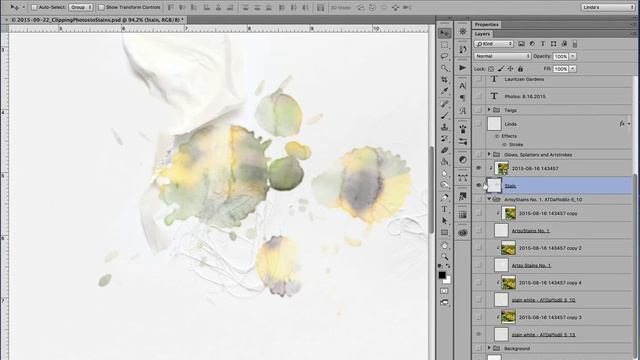 ArtsyStains as Photoshop Clipping Masks in Digital Scrapbooking and Photo Artistry смотреть онлайн