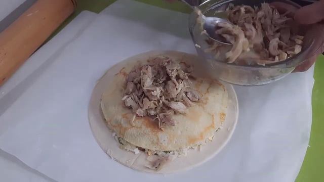 КУРНИК / Пирог с курицей и грибами смотреть онлайн