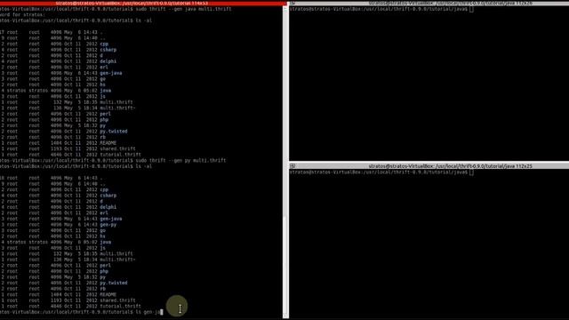 Apache Thrift Tutorial/ Demo смотреть онлайн