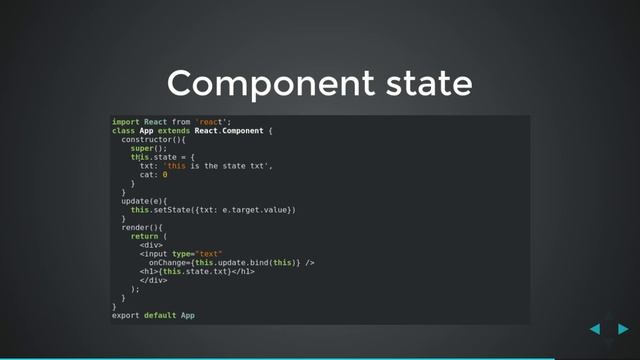 React js with ES6 Understanding React props validation and state смотреть онлайн