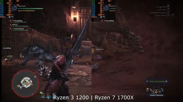 Ryzen 3 1200 vs Ryzen 7 1700X (Games & Render) смотреть онлайн