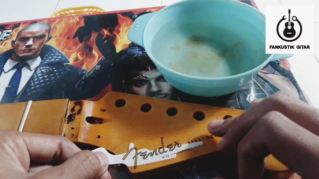 Waterslide Decal Fender | Stiker Logo Gitar @fankustikgitarchannel1133