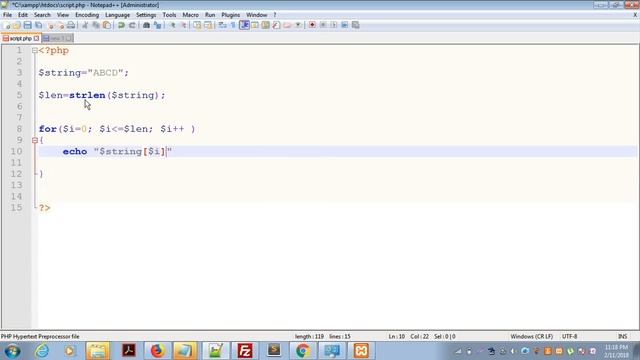 Notice Uninitialized string offset in php:(Fixed) смотреть онлайн