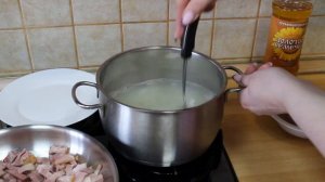 Суп из замороженного  зеленого горошка