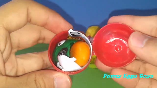 Awesome Surprise Eggs ♥ Funny Eggs Toys ♥ Angry Birds Surprise Toys Smurfs Toys смотреть онлайн