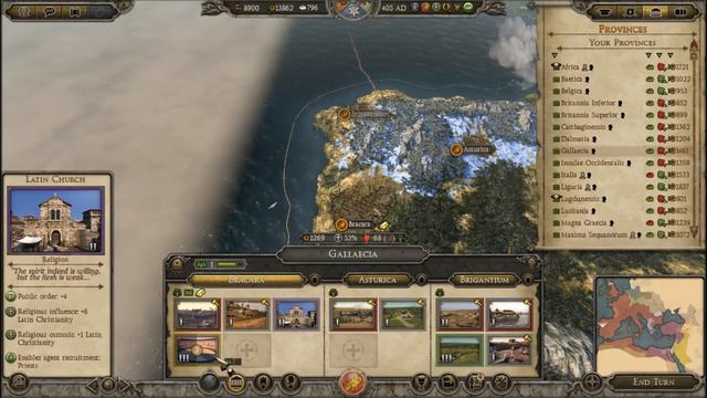 Total War Attila - Rise of Rome - Pt.34 "All-Out Attack on the Huns" [Western Roman Empire Gameplay смотреть онлайн
