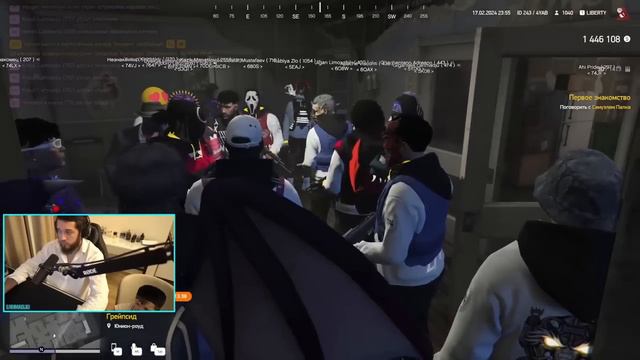 Хасбу и Расул Биг Босс устроили дикий треш в GTA5, Лахма #lahmadju  #лахма #arizona