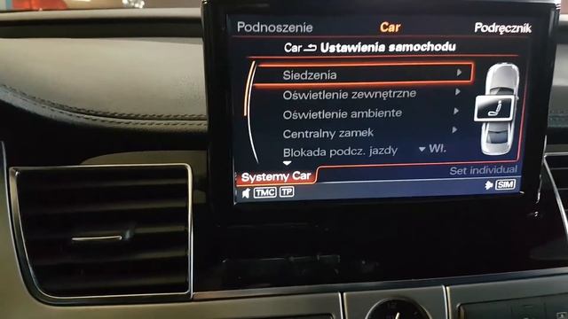 Audi A8 MMI Multi Media Interface Audio + Settings | ForumWiedzy