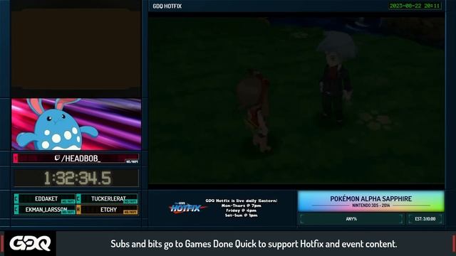 We Heard You Like Mudkipz | Pokemon Alpha Sapphire World Record Recap - GDQ Hotfix Speedruns смотреть онлайн