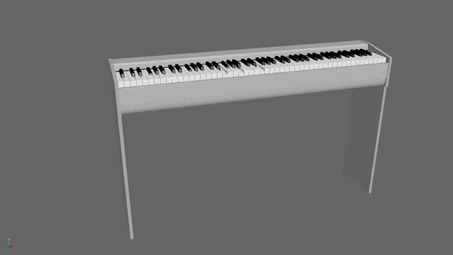 J-Law's music piece and digi piano MIDI driven animation смотреть онлайн