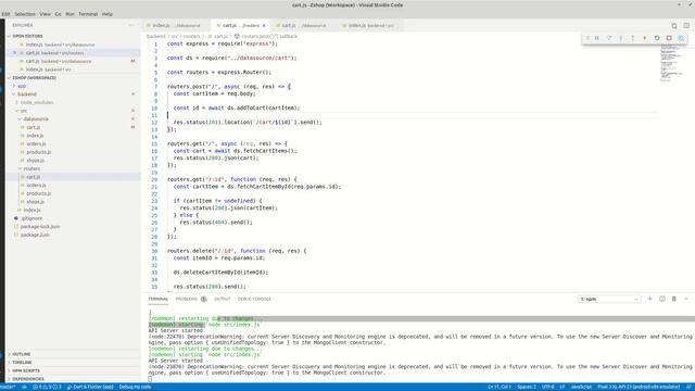 REST API NodeJS & Flutter 05 14 Fetch Cart Item By ID смотреть онлайн