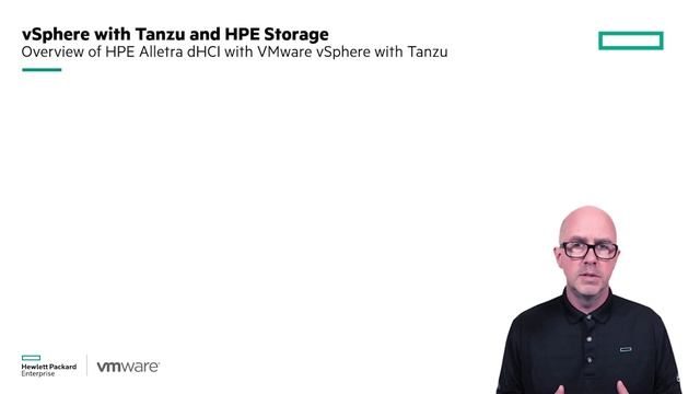 Introduction to VMware vSphere with Tanzu and HPE Alletra dHCI смотреть онлайн
