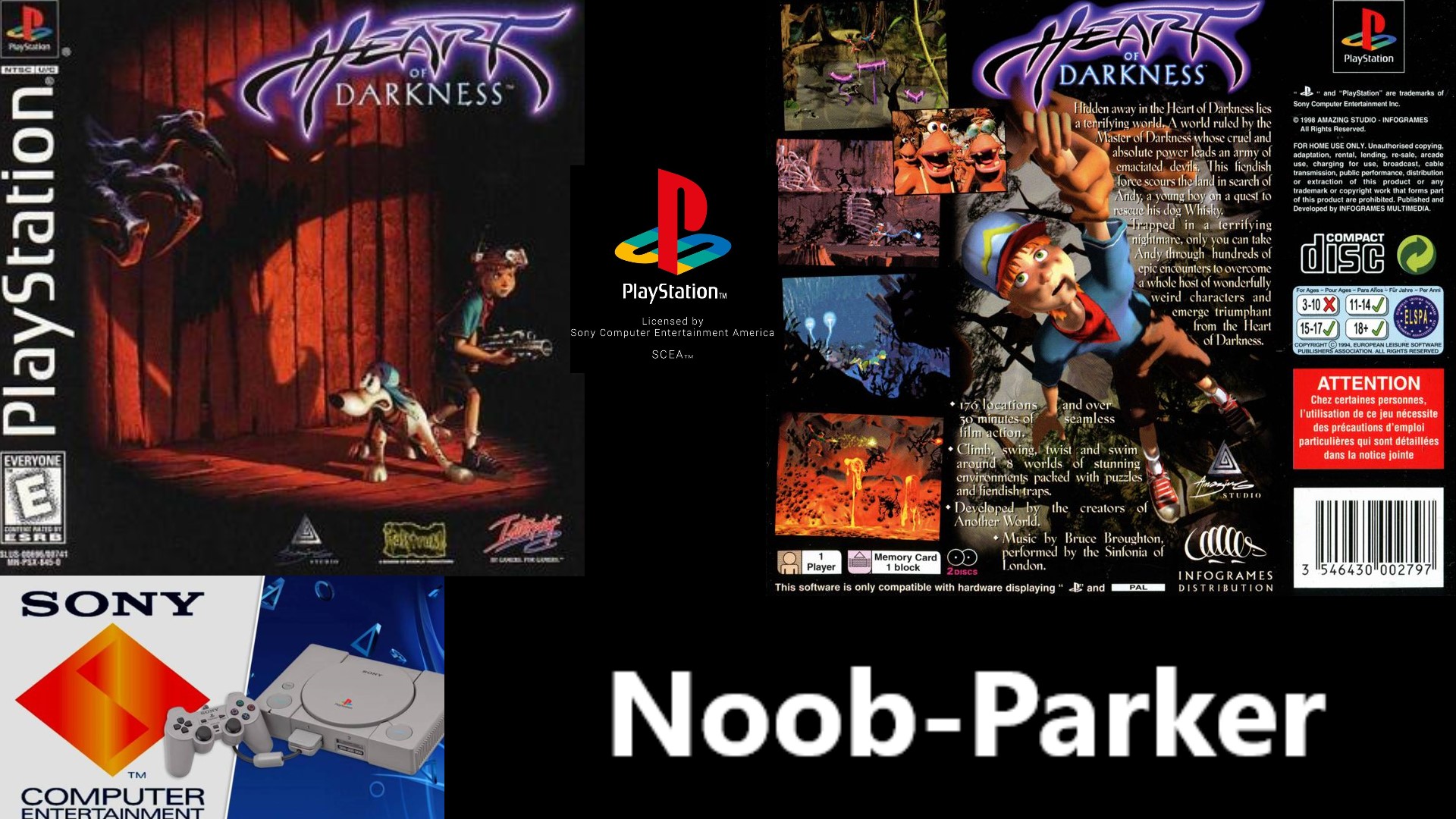 Heart of Darkness PS1 полное прохождение. смотреть онлайн