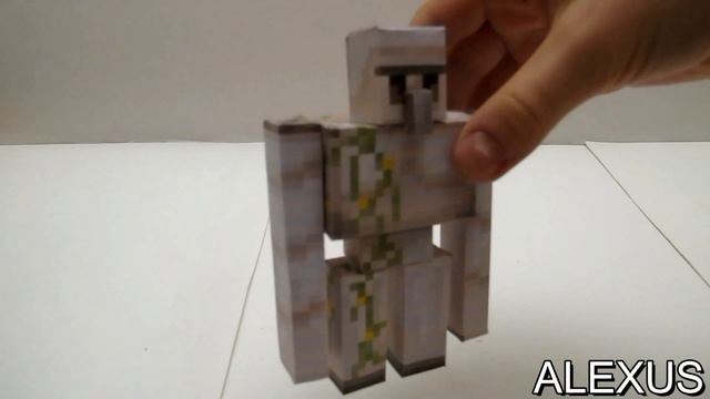 СКЛЕИВАЮ РАЗВЁРТКУ ЖЕЛЕЗНОГО ГОЛЕМА ИЗ МАЙНКРАФТА смотреть онлайн