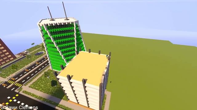 НОВЫЕ МНОГОЭТАЖКИ! | Строим новый город в Minecraft #9 смотреть онлайн