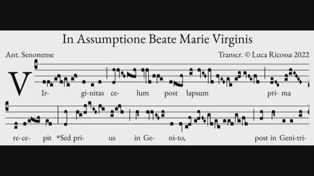 Virginitas Celum. Responsorium Cum Prosulis