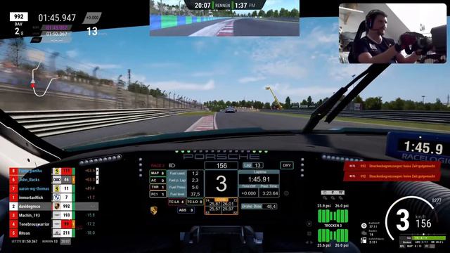 Assetto Corsa Competizione League Trash Talk Hungaroring Porsche 992 GT3 R смотреть онлайн