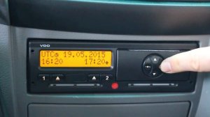 VDO DTCO Tachograph - Set Local Time