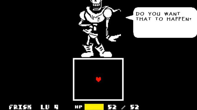 UNDERTALE Hardmode Genocide Papyrus | Fangame