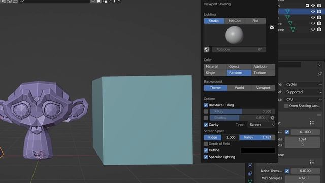 How to change color of objects in SOLID MODE | Blender 3D смотреть онлайн
