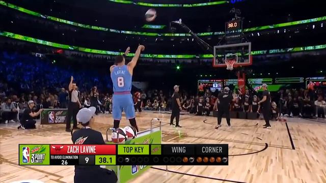 Zach LaVine 1st Round | 2020 NBA 3-Point Contest смотреть онлайн