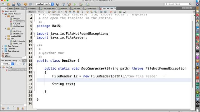 Lập trình Java2 - 5.4 - Đọc dữ liệu character FileReader trong Java смотреть онлайн