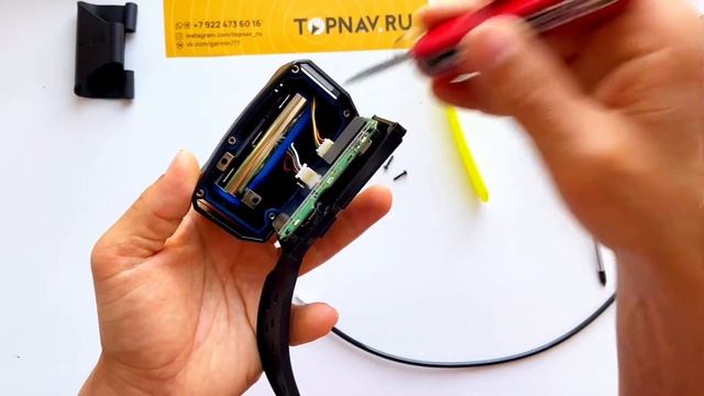 Разборка ошейника Garmin T5