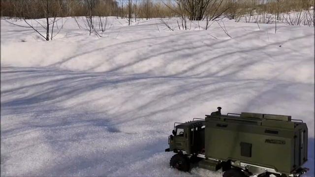 WPL. Последние зимние покатушки. Урал 4320 и Газ 34. Кто лучше по снегу? смотреть онлайн