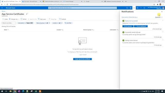 Lec-149 Azure in Hindi - App Service - Lab SSL Certificate Binding смотреть онлайн